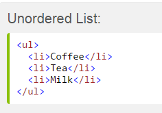 HTML Lists tag for formatting wordpress posts