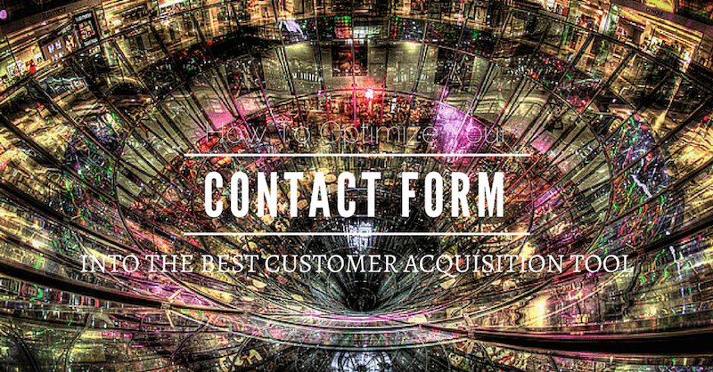 How to optimize your contact form-blog