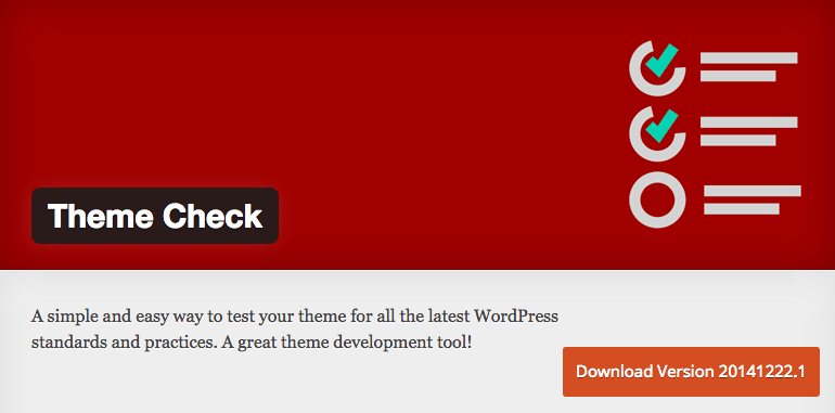 theme check plugin wordpress security standards