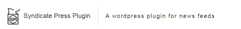 Syndicate Press Plugin - A wordpress plugin for news feeds