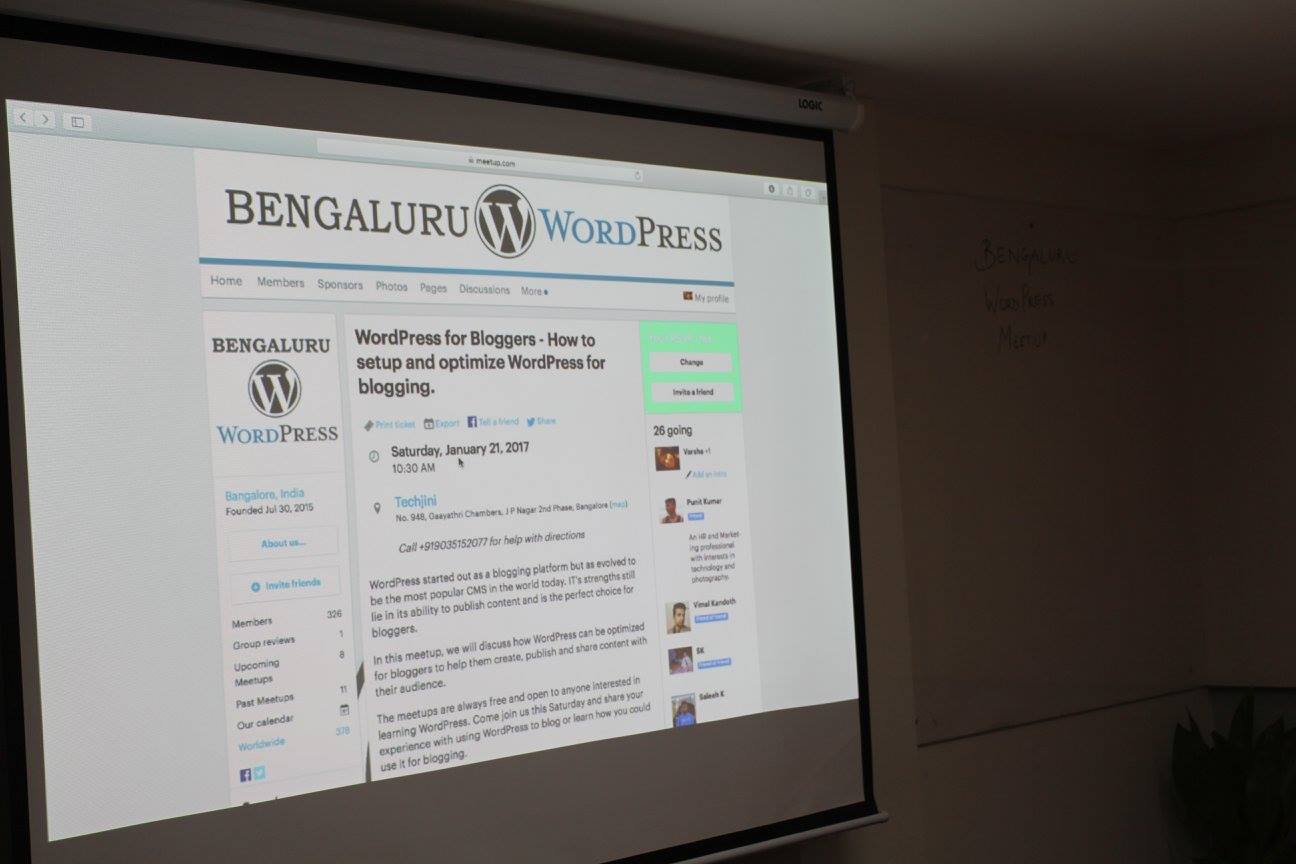 Bengaluru WordPress Meetup - January 2017