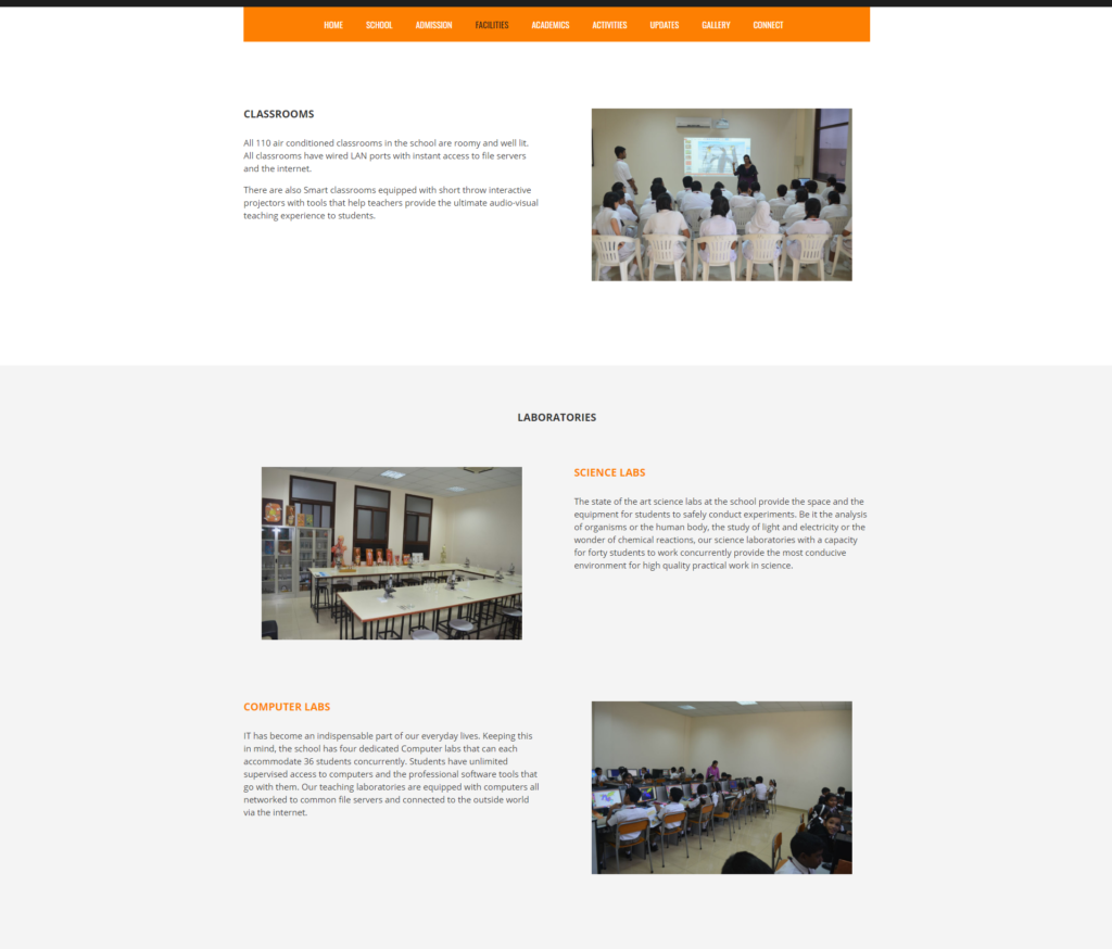 Facilities « The Asian School Bahrain