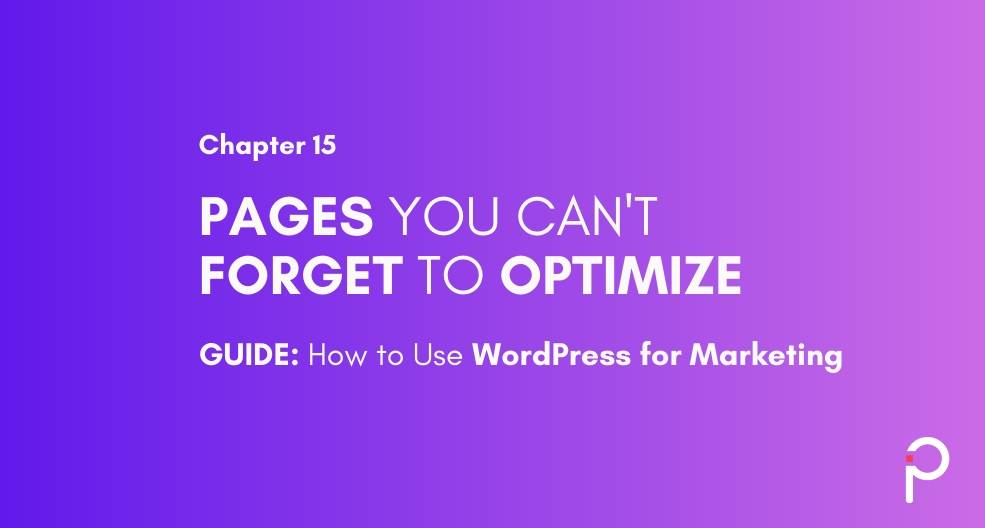 low traffic pages to optimize