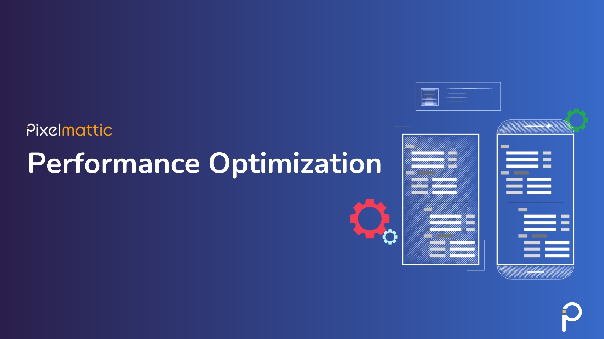 Website Performance Optimization for online business Pixelmattic